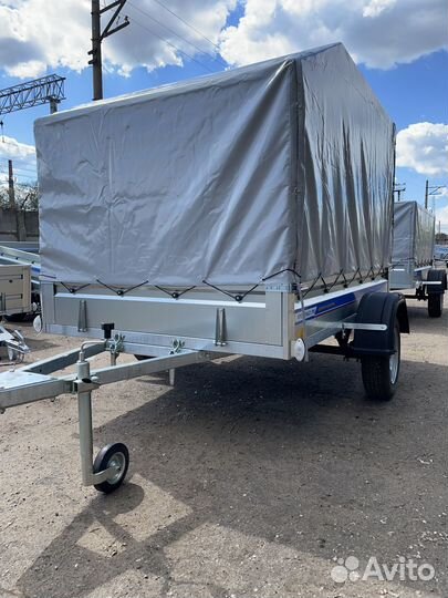 Прицеп легковой самосвал 2.5х1.56 с тентом Аэро
