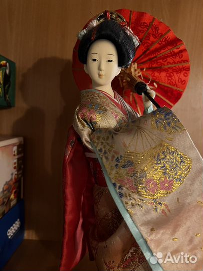 Статуэтка японская кукла ручная работа