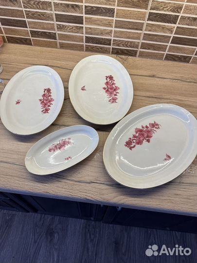 Набор столовой посуды, блюда овальные гдр