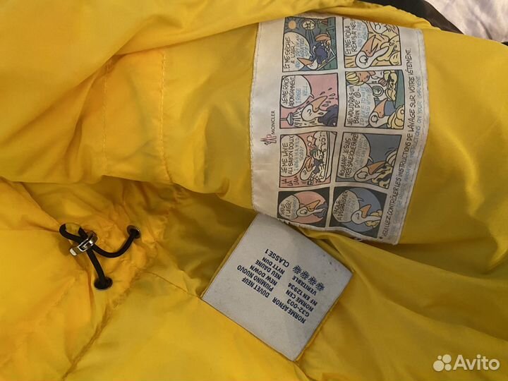 Пуховик Moncler оригинал 152 на 12 лет