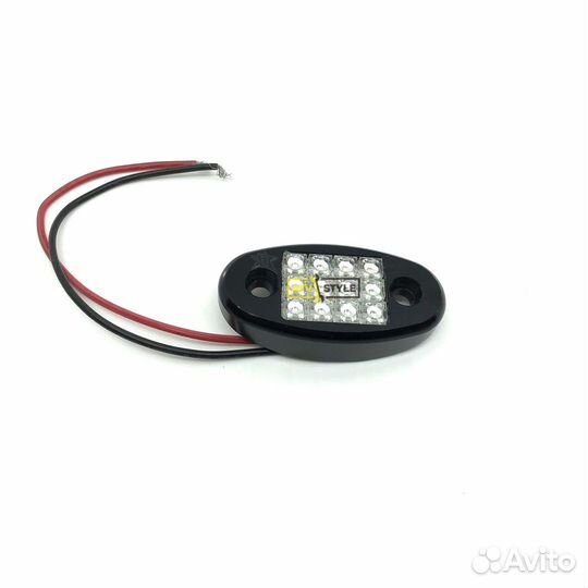 Подсветка овальная 12 светодиодов rgddome-BLU