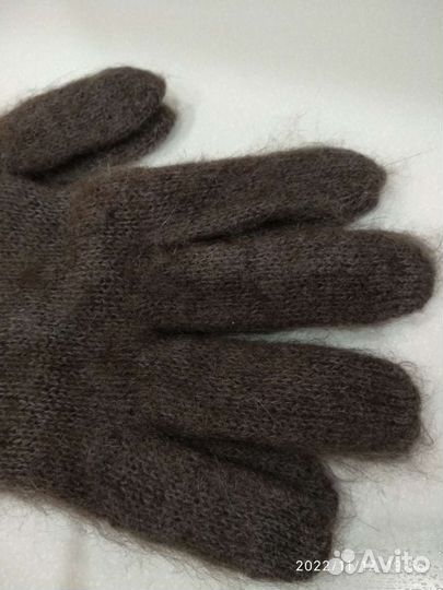 Перчатки мужские зимние из козьего пуха 20размер