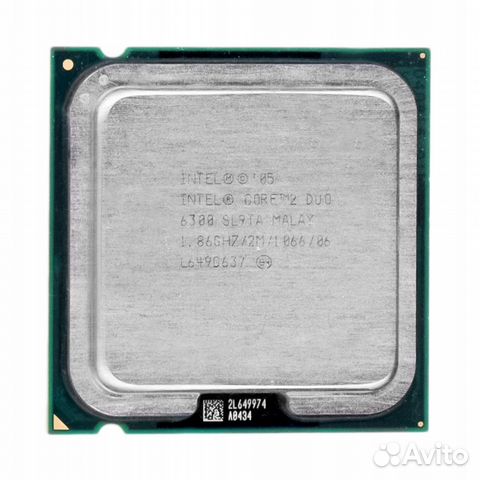 Процессор Intel Core 2 Duo E6300 sl9ta