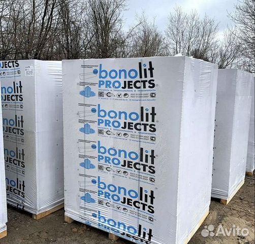 Газосиликатные блоки Bonolit