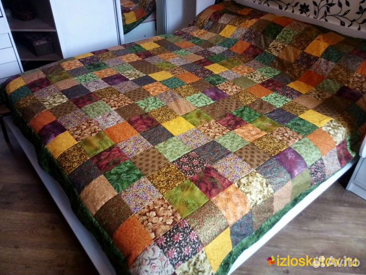 Одеяло в стиле печворк