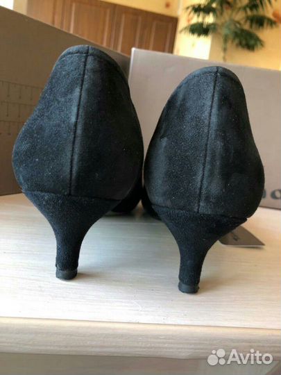 Туфли замшевые
