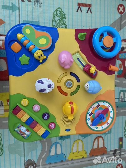 Музыкальные, резиновые игрушки, развивающий столик