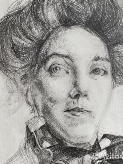 Портрет Н.И.Забелы-Врубель. (Копия)