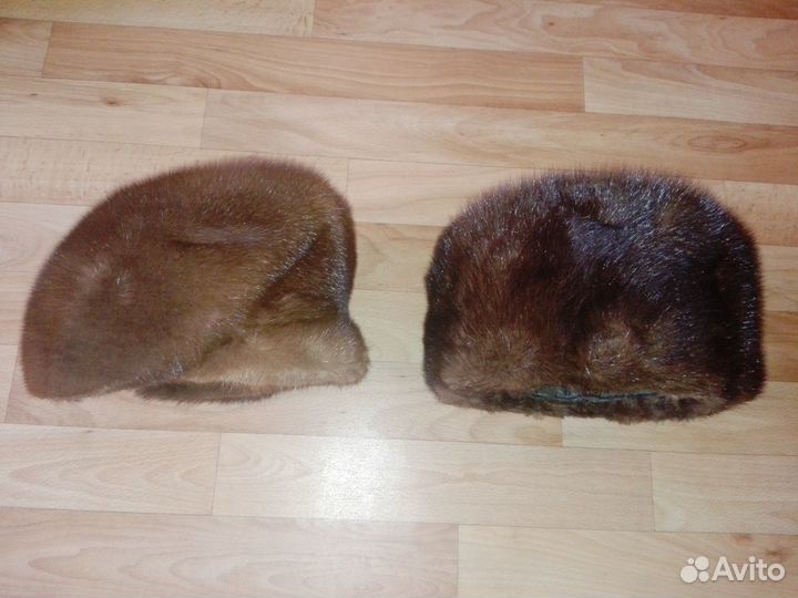 Шапки из натурального меха норки