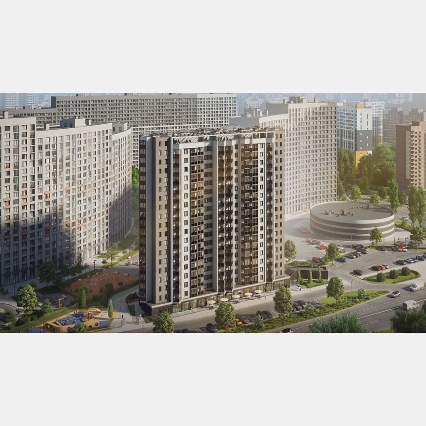 Квартира-студия, 23,1 м², 16/19 эт.
