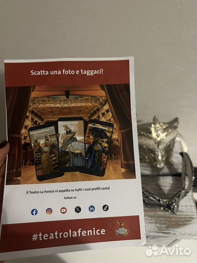 Венецианская маска ручная работа из Италии