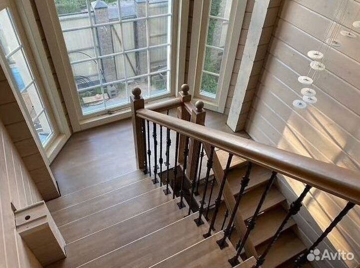 Изготовление лестниц на металлокаркасе