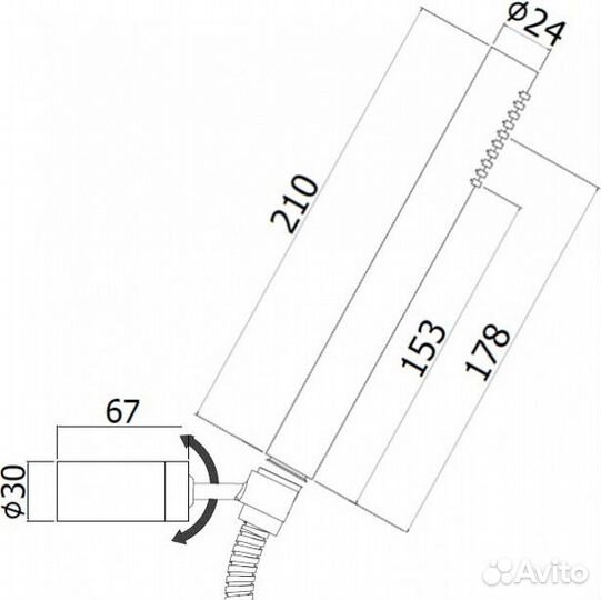 Душевой набор Paffoni Birillo zdup036NO