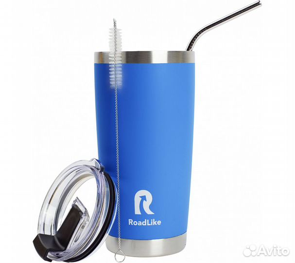 Термокружка RoadLike City Mug 570мл, синий