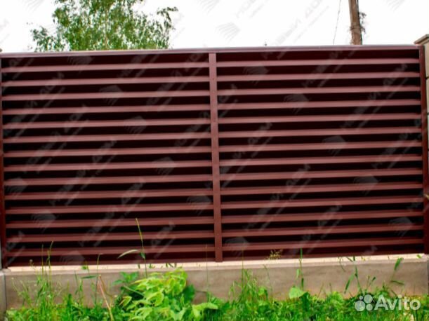 Забор-жалюзи