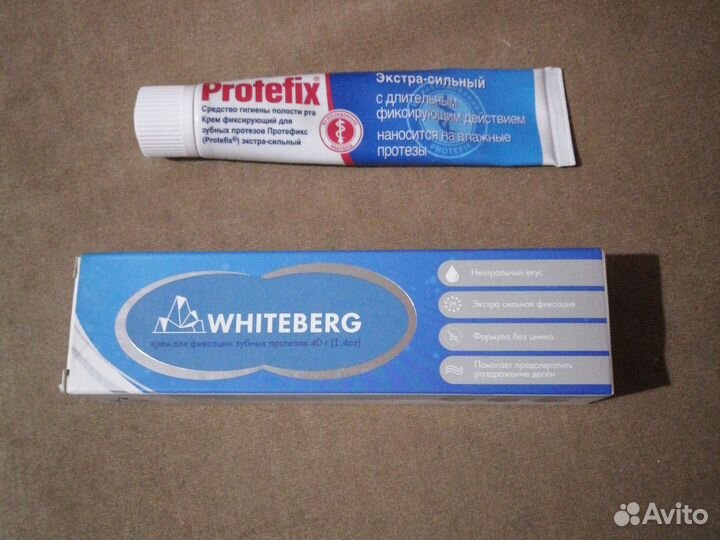 Электрод крем фиксирующий для зубных протезов