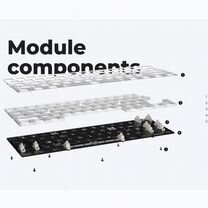 Основа для клавиатуры Wooting 60HE+ Module, Долгопрудный