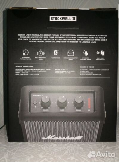 Колонка Marshall Stockwell 2