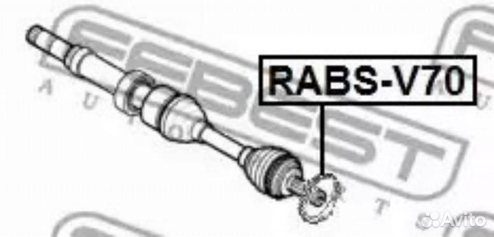 Febest rabs-V70 Кольцо ABS