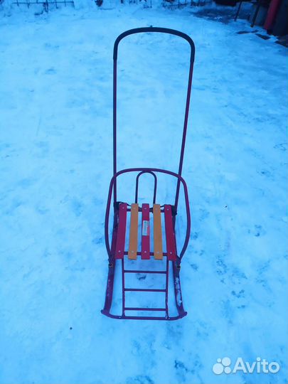 Детские санки на колесах
