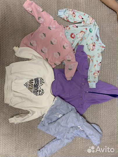 Одежда для девочки пакетом 74-80