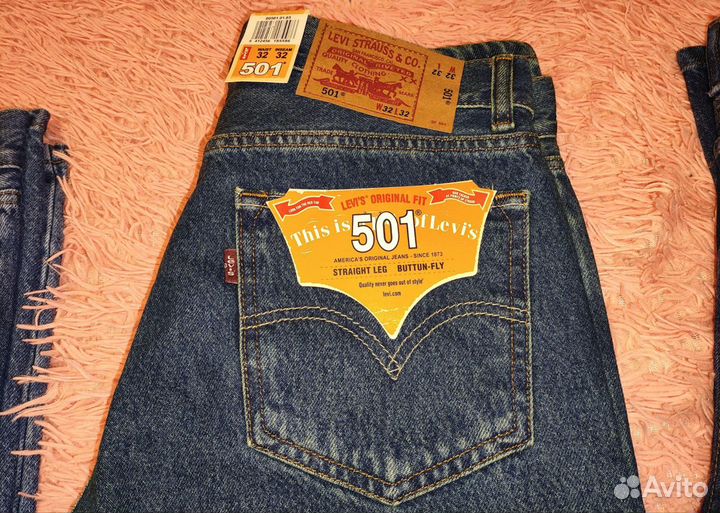 Джинсы levis 501 классика