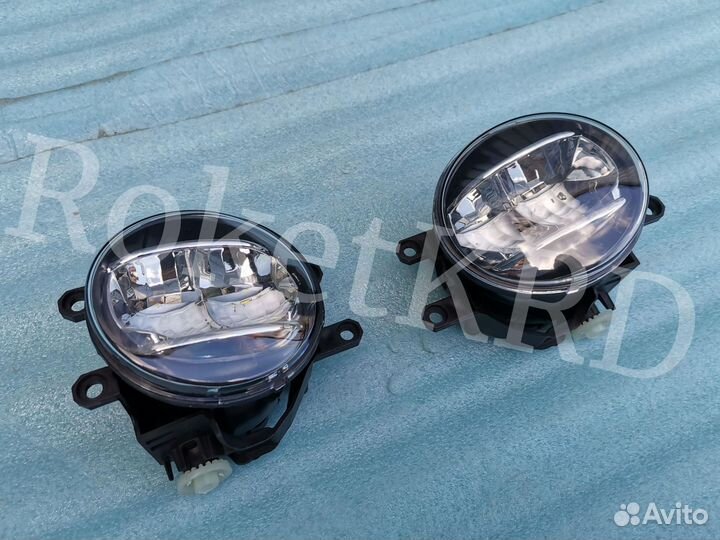 Туманки в бампер toyota lexus LED