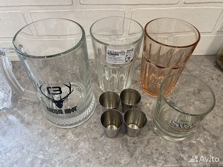 Посуда, пивные бокалы