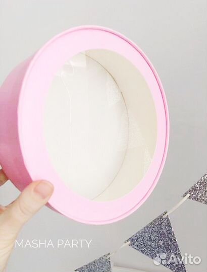 Упаковка круглая для зефира, пряников, шоколада