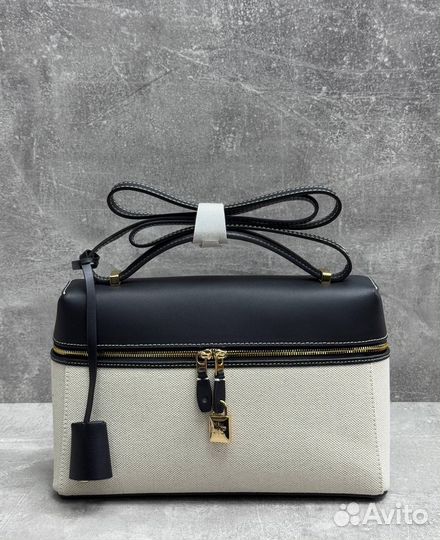 Сумка через плечо текстиль кожа Loro Piana