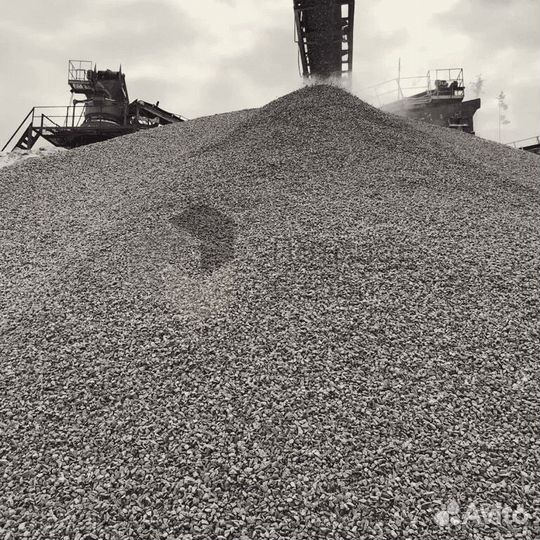 Щебень гравийный любой фракции с доставкой