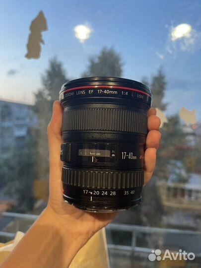 Объектив canon ef 17 40