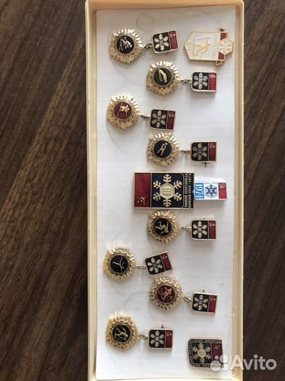 Значки Зимняя Спартакиада СССР 1974