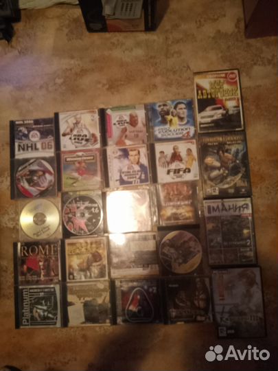 CD/DVD диски с играми и фильмами