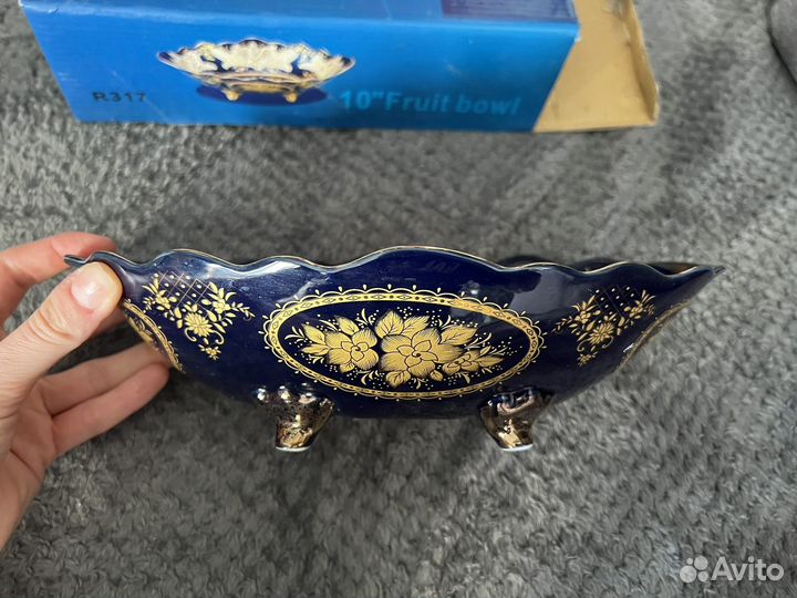 Ваза для фруктов керамика