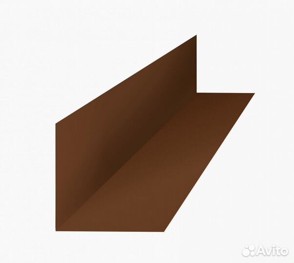 Уголок внутренний коричневый RAL 8017