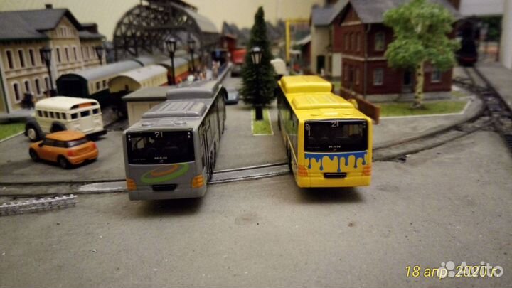 Модель железной дороги tt,1/120 автобус MAN