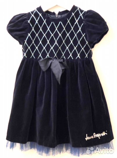 Платье бархатное Laura biagiotti 3 года Италия ори