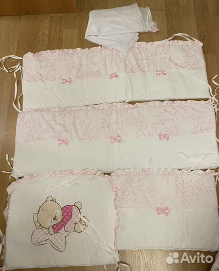 Балдахин, бортики в детскую кроватку