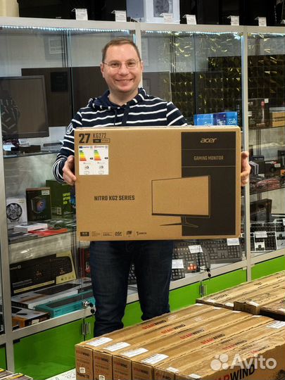 Игровой монитор 165 гц Acer Nitro 27” новый