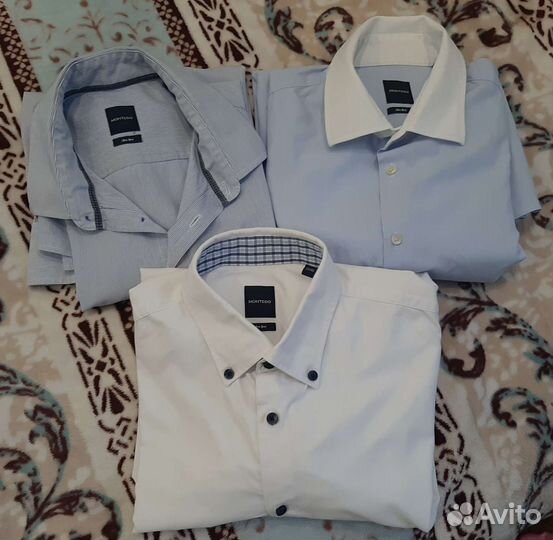 Рубашки мужские montego 39/40, рос. 44, 46