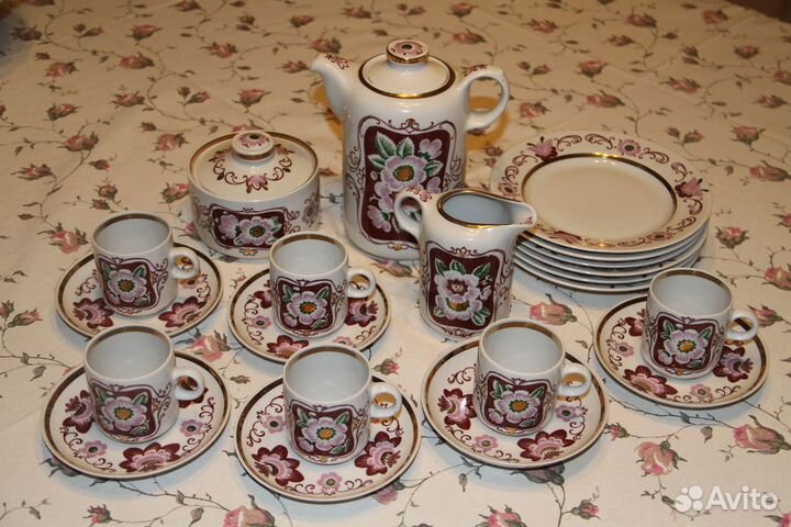 Кофейный сервиз дфз (Вербилки) СССР