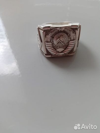 Серебряная печатка СССР