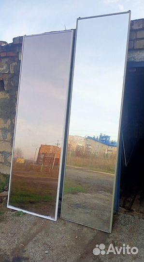 Двери для шкафа купе с зеркалом бу