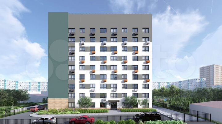 2-к. квартира, 59,8 м², 2/10 эт.