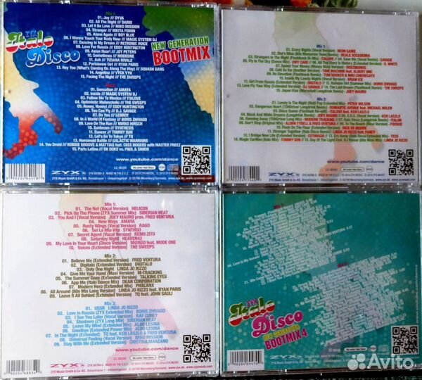 Italo Disco New Generation Bootmix 1-2-3-4 CD