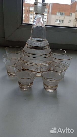 Графин с рюмками СССР