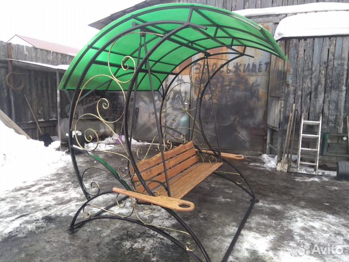 Качели кованые