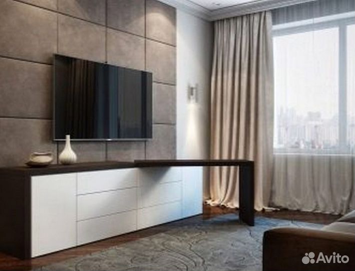 Подвесная тумба под тв на заказ