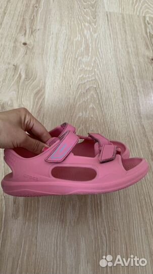 Обувь для девочки(Crocs босоножки 30,кеды 29)